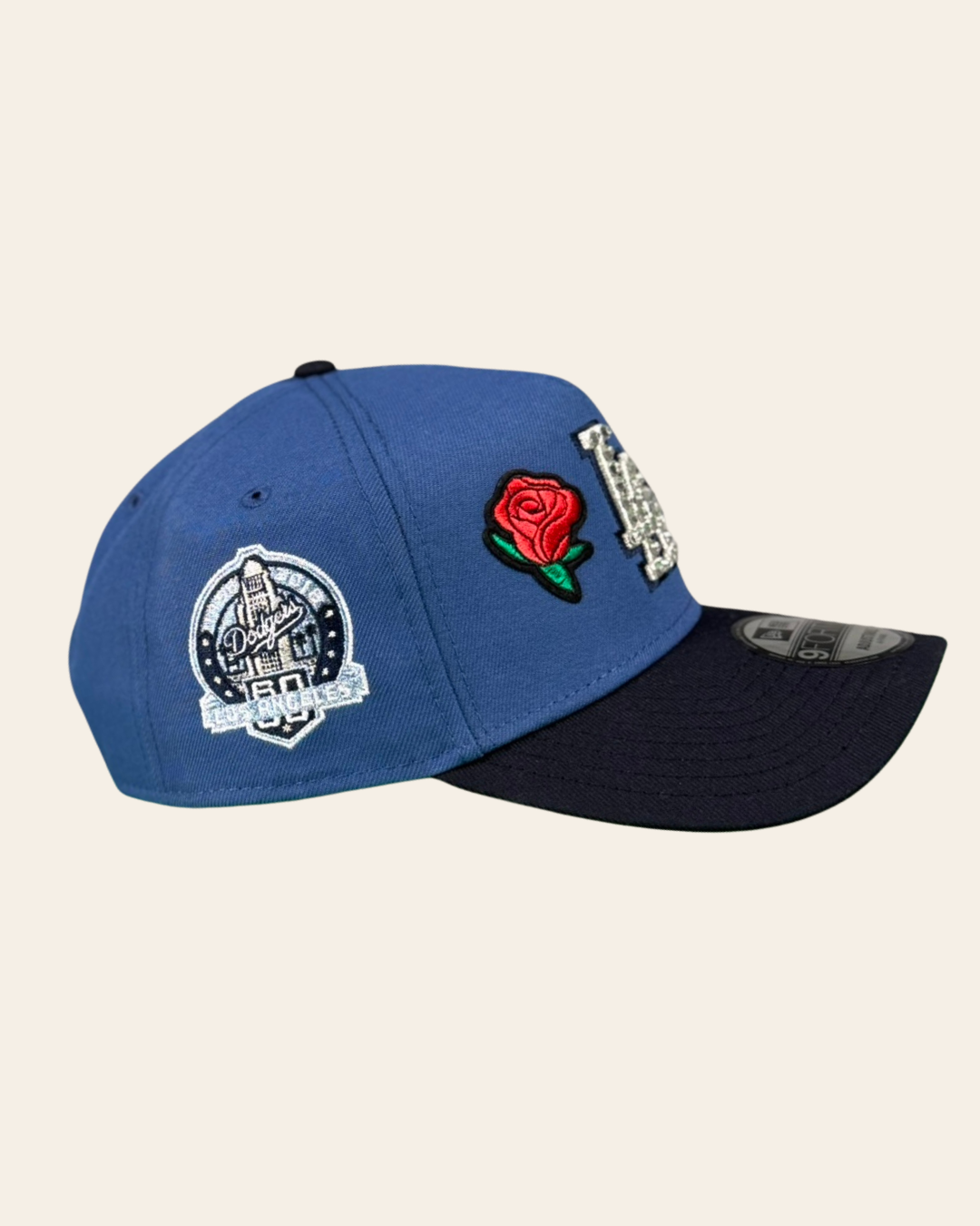Los Angeles Dodgers Roses – Custom Snapback Hat