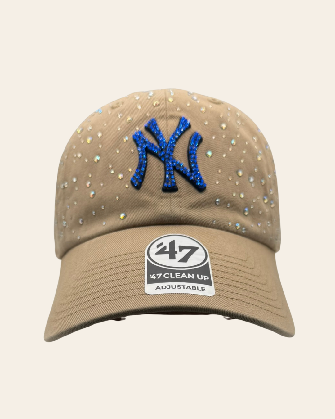 NY Crystal Drip Dad Cap – Sandstorm Edition