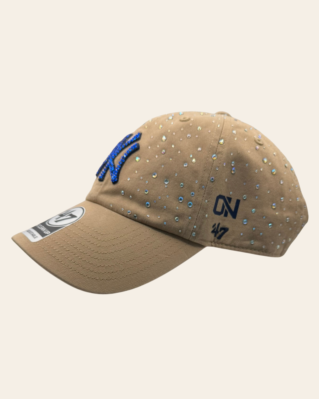 NY Crystal Drip Dad Cap – Sandstorm Edition