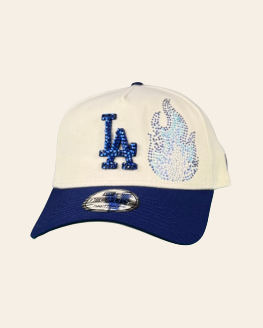 Los Angeles Dodgers Ice Flame – Custom Snapback Hat