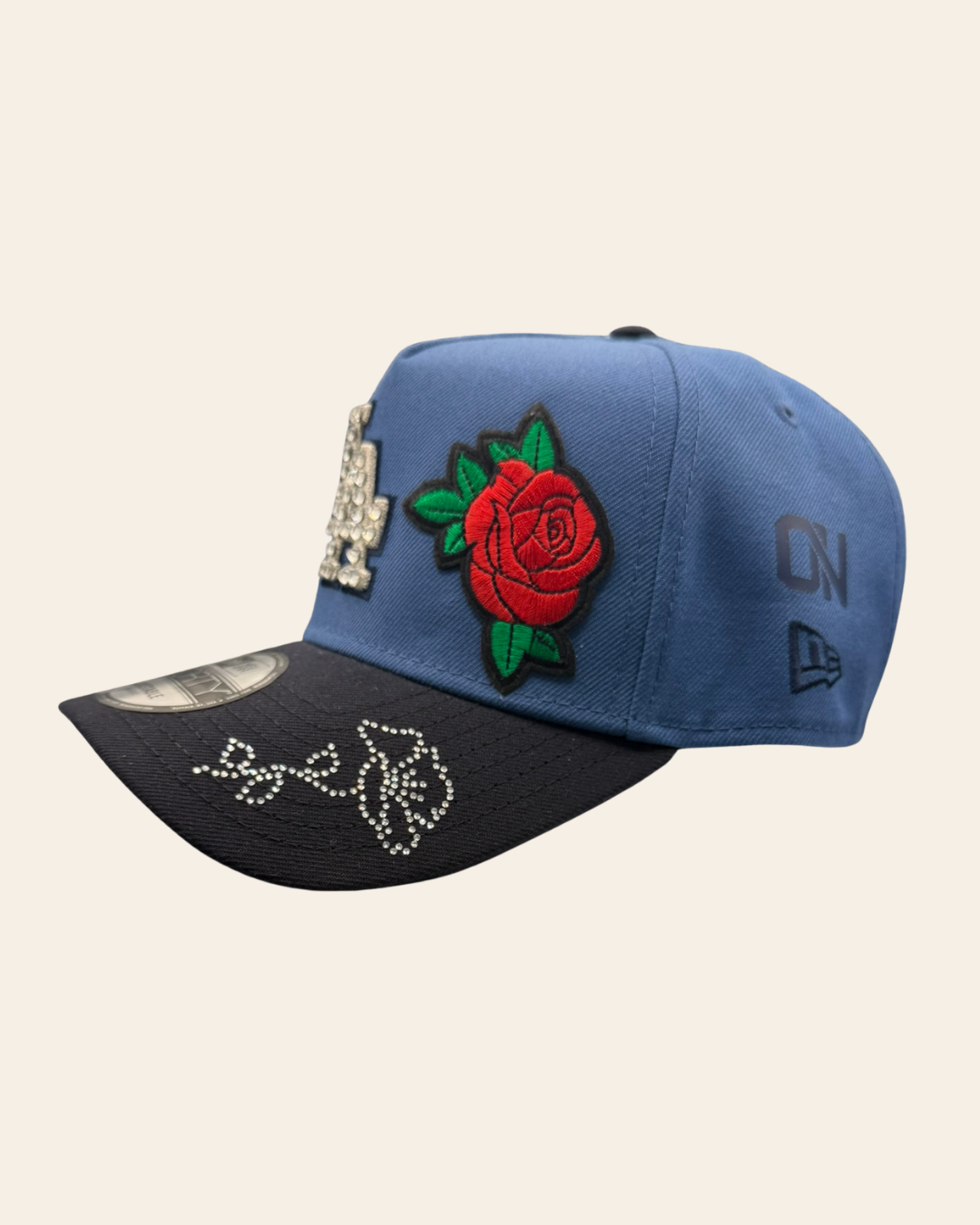 Los Angeles Dodgers Roses – Custom Snapback Hat