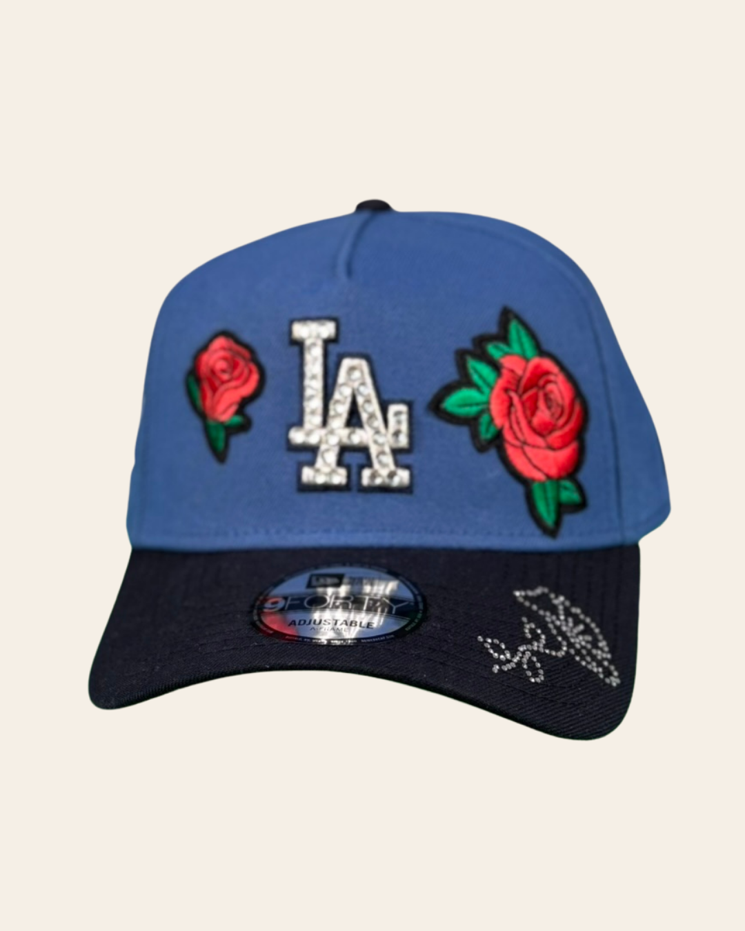 Los Angeles Dodgers Roses – Custom Snapback Hat