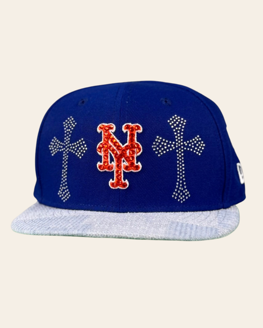 New York Mets Crosses – Custom 59FIFTY Fitted 7 1/2