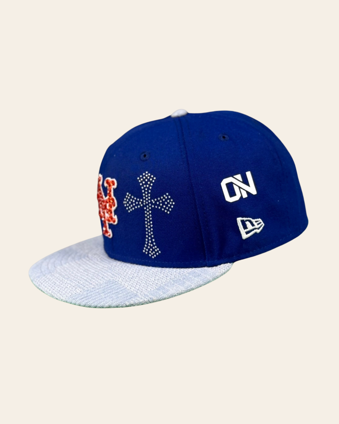 New York Mets Crosses – Custom 59FIFTY Fitted 7 1/2